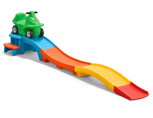 lot 216 image: Step2 Racing Green Up & Down Roller Coaster Ride-On Pedal Push Toy for Ages 2-5