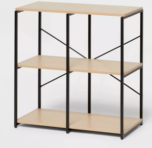 lot 312 image: 11 4 Cube Storage Shelves - Brightroom Modular Storage Furniture