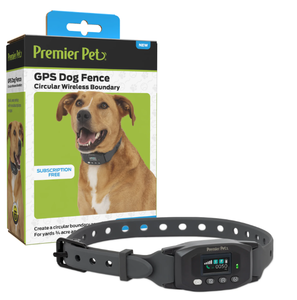 lot 333 image: Premier Pet GPS Dog Fence Colla, Circular Wireless Boundary, Rechargeable