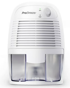 lot 343 image: Pro Breeze Mini Portable Dehumidifier, 17oz Ultra Quiet Compact Peltier Dehumidifier