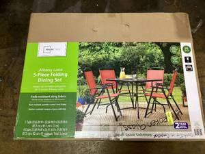 lot 407 image: 5PCS Mainstays Albany Lane Outdoor Dining Set