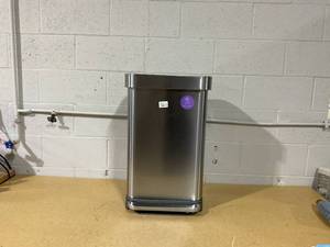 lot 303 image: Simplehuman 55L Rectangular Step Can