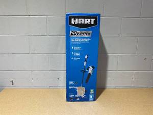 lot 21 image: HART 20 Volt 13 Cordless Trimmer & 315 CFM Blower Combo Kit