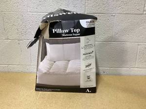 lot 423 image: Queen Size Allswell Ultra Plush Pillow Top Mattress Topper