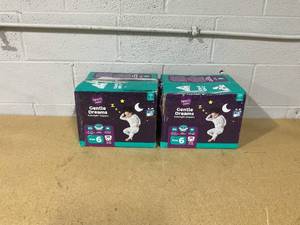 lot 367 image: LOT OF 2 Parents Choice Gentle Dreams Overnight Diapers Size 6, 58 Count