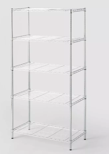 lot 437 image: 5 Tier Wire Shelving - Brightroom