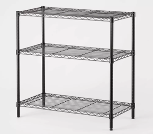 lot 441 image: 3 Tier Wide Wire Shelving - Brightroom