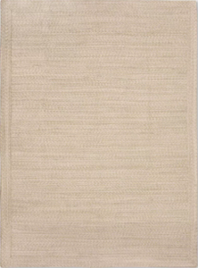 lot 452 image: Natural Woven Rectangular Braided Outdoor Rug Heathered Cream - Threshold