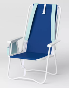 lot 457 image: Outdoor Portable Backpack Beach Chair - Sun Squad