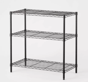 lot 460 image: 3 Tier Wide Wire Shelving - Brightroom