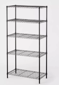 lot 464 image: 5 Tier Wire Shelving - Brightroom