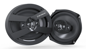 lot 483 image: Scosche HD6904A-WM1SD 6x9 4-Way Car Speakers 300W Peak, 75W RMS Each