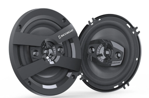 lot 484 image: Scosche HD6504A-WM1SD 6.5 4-Way Car Speakers 200W Peak, 50W RMS Each