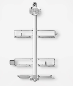 lot 378 image: Simplehuman Adjustable Shower Caddy X-LARGE