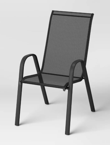 lot 399 image: Sling Stack Chair Black - Room Essentials