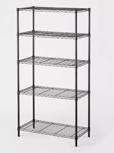 lot 487 image: 5 Tier Wire Shelving - Brightroom