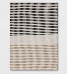 lot 491 image: 5x7 Color Block Braided Outdoor Area Rug Ivory - Threshold
