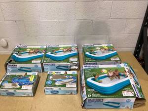 lot 473 image: LOT OF 6 Bluescape Family Pools