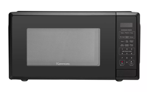 lot 273 image: Kenmore 1.1 cu ft Microwave - Black Countertop Oven, 1000W