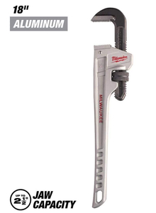 lot 30 image: MILWAUKEE 18 in. Aluminum Pipe Wrench