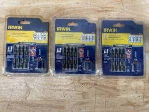 lot 107 image: lot of 3 Impact double ended driver bits