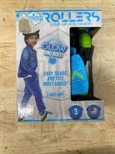lot 113 image: Rollers Light-Up Heel Skates