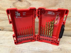lot 129 image: MILWAUKEE Shockwave Impact Duty Titanium Drill Bit Set (missing 12)