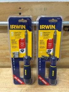 lot 139 image: IRWIN Lot of 2- 5PC Screw Driver Sets