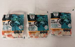 lot 424 image: AA. 3x 160z Crab Delights-Louis Kemp-22025