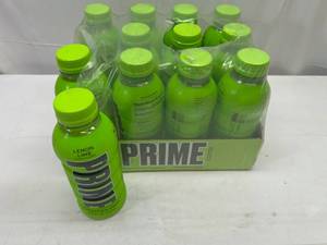 lot 171 image: 12x 16.9oz Prime Hydration-Lemon Lime