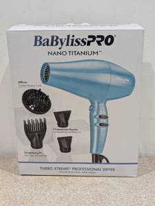 lot 13 image: BABY BLISS NANO TITANIUM TURBO EXTREME PROFESSIONAL DRYER