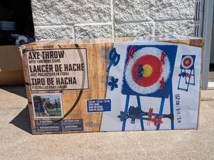 lot 36 image: AXE THROW WITH THROWING STARS