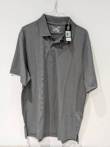 lot 64 image: NEW UNDER ARMOUR LARGE GOLF POLO (BLACK)
