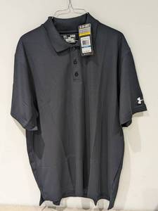lot 67 image: NEW UNDER ARMOUR EXTRA LARGE GOLF POLO (BLACK)