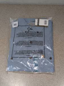 lot 79 image: NEW CARHARTT RELAXED FIT LONG SLEEVE BUTTON UP SHIRT MEDIUM
