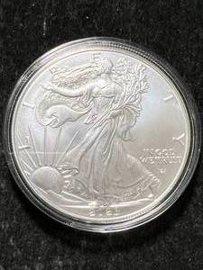 2023 AMERICAN SILVER EAGLE 1 TROY OZ .999 FINE SILVER IN AIRTITE