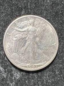 1943-S US WALKING LIBERTY HALF DOLLAR