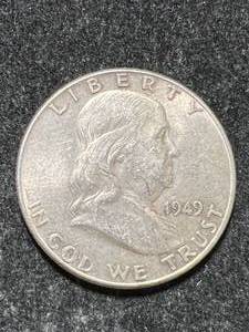 lot 07 image: 1949 US FRANKLIN HALF DOLLAR