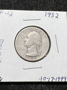 lot 17 image: 1932 US WASHINGTON QUARTER