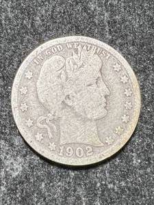 lot 39 image: 1902-S US BARBER QUARTER