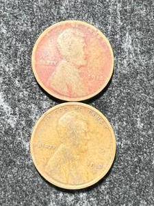 lot 79 image: 2 US WHEAT CENTS 1915 1915-D