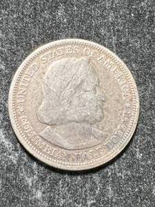 lot 83 image: 1893 US COLOMBIAN EXPO HALF DOLLAR