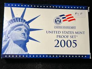 lot 106 image: 2005 US MINT PROOF SET