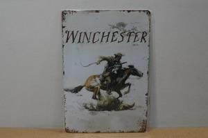 lot 135 image: Novelty Metal Sign - Winchester
