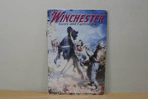 lot 137 image: Novelty Metal Sign - Winchester