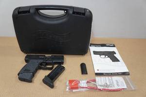lot 1 image: Walther PPS 9mm Semi-Auto Pistol - 2 Magazines