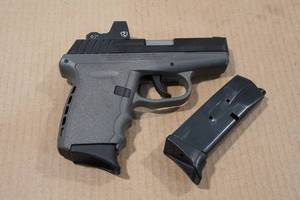 lot 12 image: SCCY SPX-2 9mm Semi-Auto Pistol with Red Dot Sight - 2 Magazines