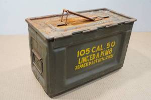 lot 232 image: Metal Ammo Box