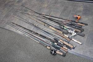 lot 234 image: Assorted Fishing Rods