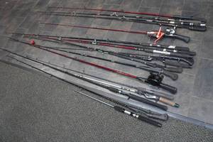 lot 235 image: Assorted Fishing Rods